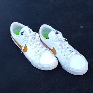 Nike Women's Sneakers with Mustard Swoosh